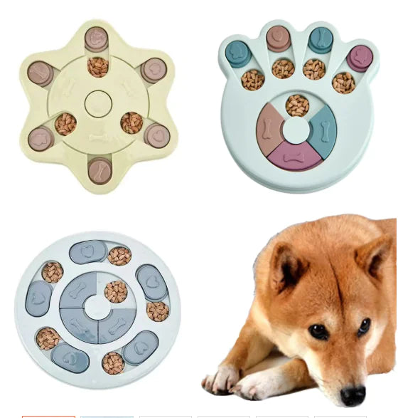 Dog Puzzle Feeding Bowl for Slow Eating (Single Piece)