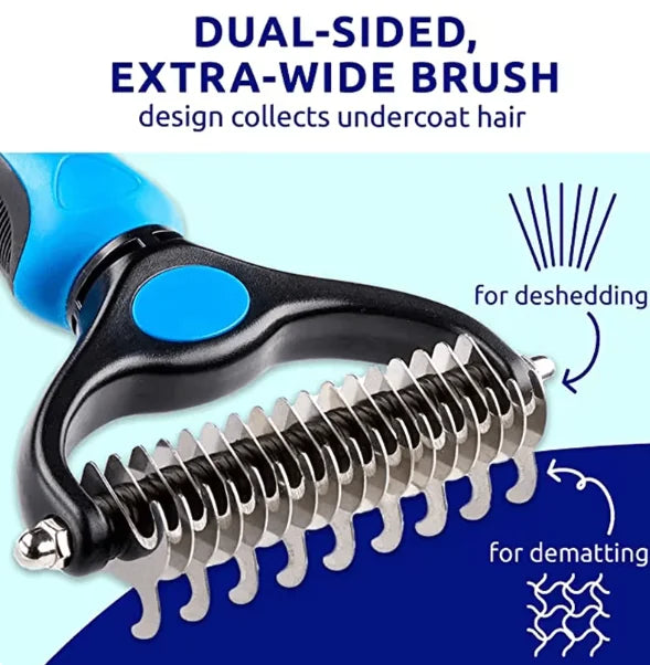 Pro Dual Pet Grooming Brush