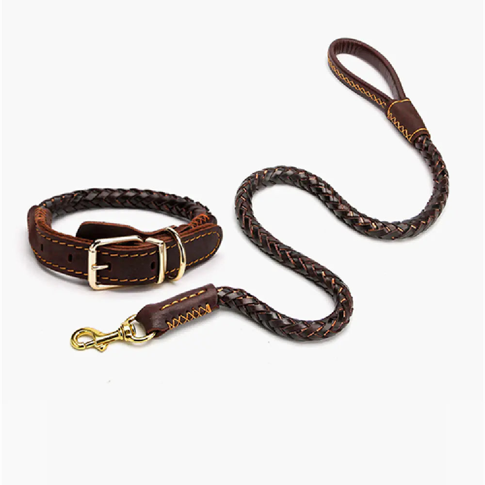 Premium Leather Dog Leash