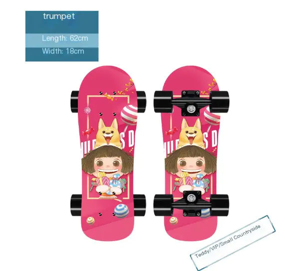 Pet Skateboard Big Head