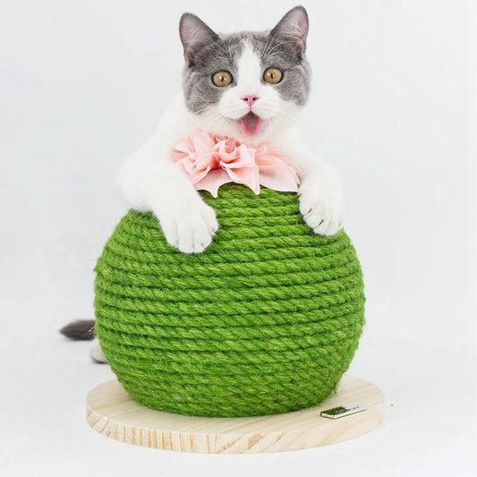 Cactus Cat Tower with Scratching Post and Multi-Functions