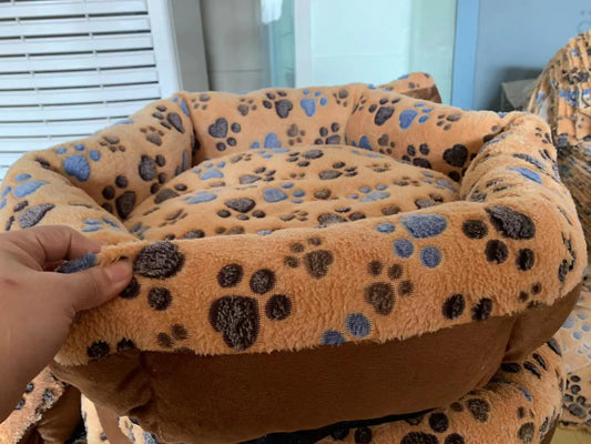 Luxury Lamb Fleece Dog Bed