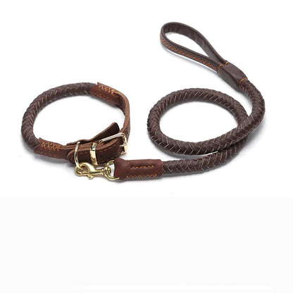 Premium Leather Dog Leash